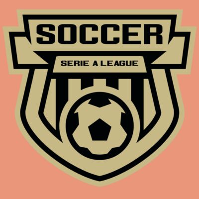 Serie a league soccer logo template Thumbnail