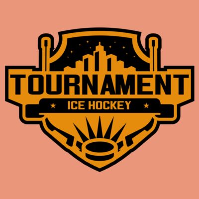 Tournament Ice Hockey logo template 02 Thumbnail