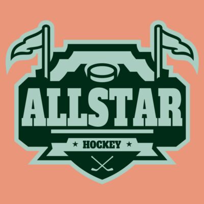 All Star Hockey Tournament logo template 02 Thumbnail
