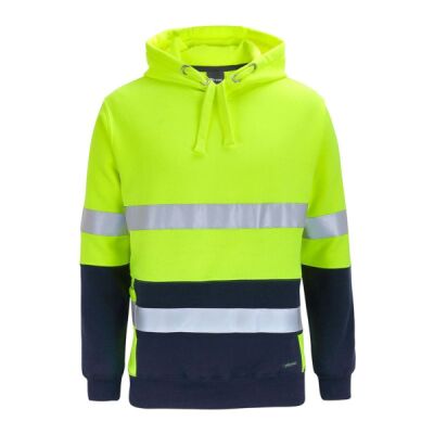 Mens Hi Vis D+N 330G Pullover Hoodie Thumbnail