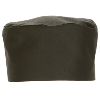 Coloured Chef Beanie - Black Thumbnail