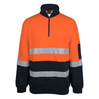 Hi-Vi (D+N)310 Cotton Half Zip Fleece Thumbnail