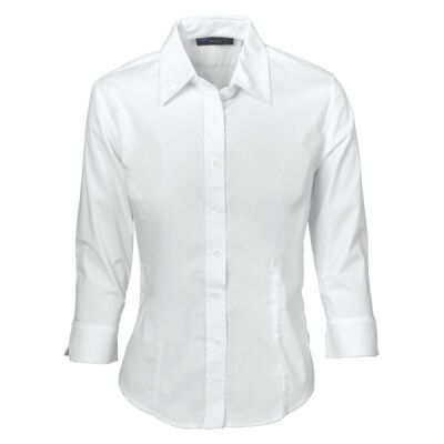 Womens Polyester Cotton Shirt 3/4 Sleeve Thumbnail