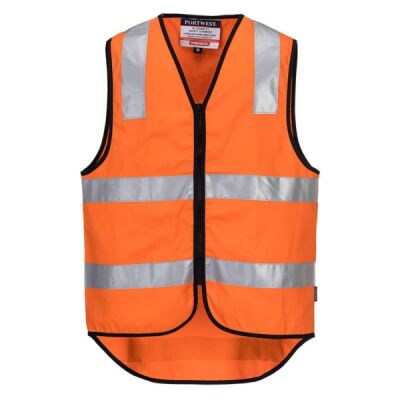 Hi-Vis Cotton Zipped Vest Thumbnail