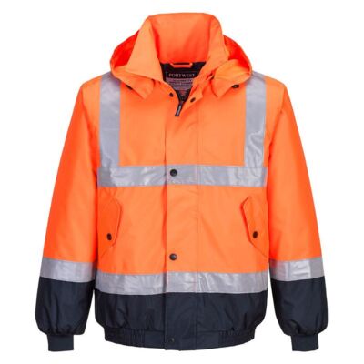 Hi-Vis Contrast Bomber Jacket Thumbnail