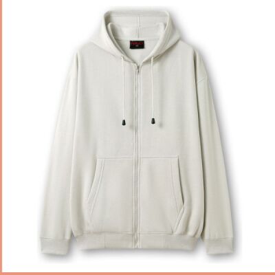 Mens Zip Hoodie with Pocket Thumbnail