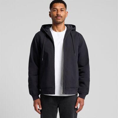 Canvas Bomber Hood Jacket Thumbnail