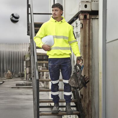 Unisex Streetworx Water Resistant Hoodie with Segmented Tape Thumbnail