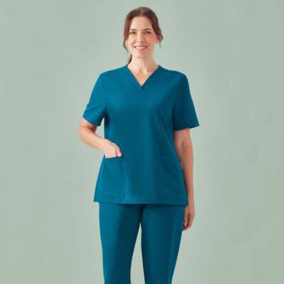 Womens Pulse V-Neck Scrub Top Thumbnail
