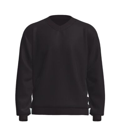 Unisex Adults V Neck Fleece Jumper Thumbnail