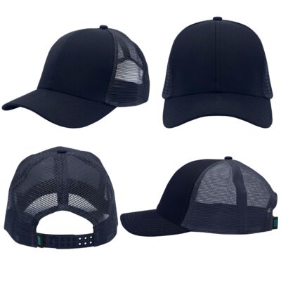 Recycled Breathable Poly Twill with Mesh Back Cap Thumbnail