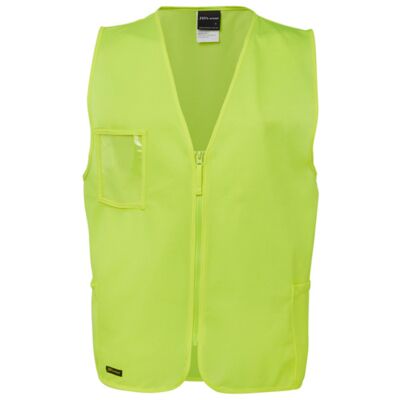 Mens Hi Vis Zip Safety Vest Thumbnail
