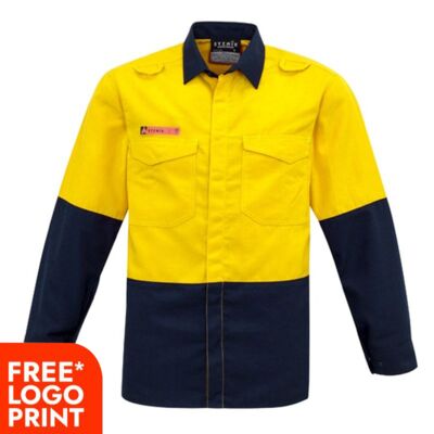 Mens Hi Vis Spliced Shirt  Thumbnail