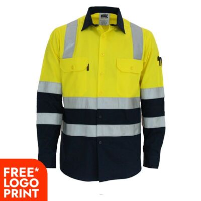 2 Tone Cotton Bio-Motion & X Back Shirt with CSR Tape Thumbnail