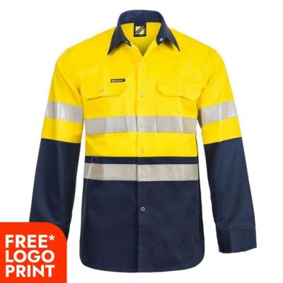 Mens Long Sleeve Shirt With Tape Thumbnail