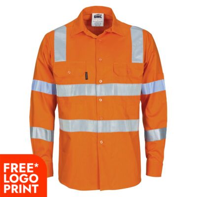 HiVis L/W Bio-motion Shoulder Stripe & "X" Back Shirt Thumbnail