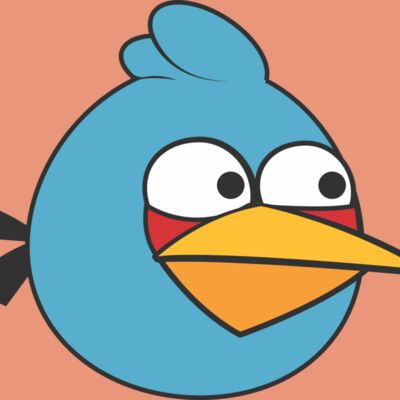 Blue Angry Bird Thumbnail