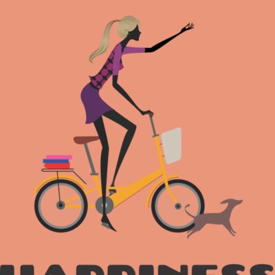 Happiness is a bicycle ride away Thumbnail