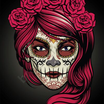 sugar skull  lady Thumbnail